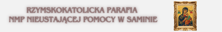 Logo for Rzymskokatolicka Parafia NMP Nieustającej Pomocy w Saminie